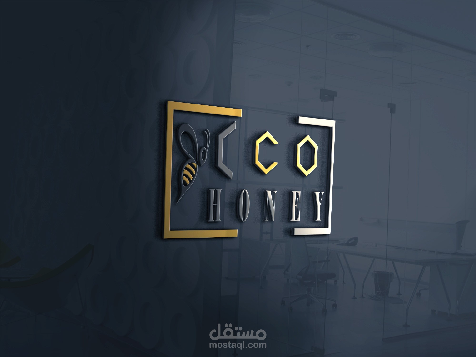 Eco honey  company logo