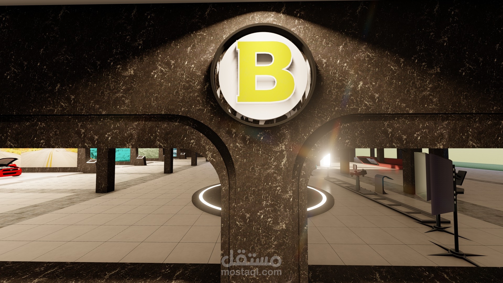 متجر لبيع قطع اكسسوارات السيارات قسم ثالث (BRABUS)