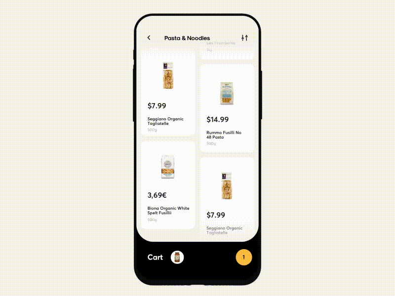 Groceries Shopping Flutter App