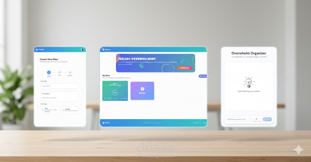 موقع إلكتروني لتنظيم الوقت (ٌReact, Node, Nest.js)