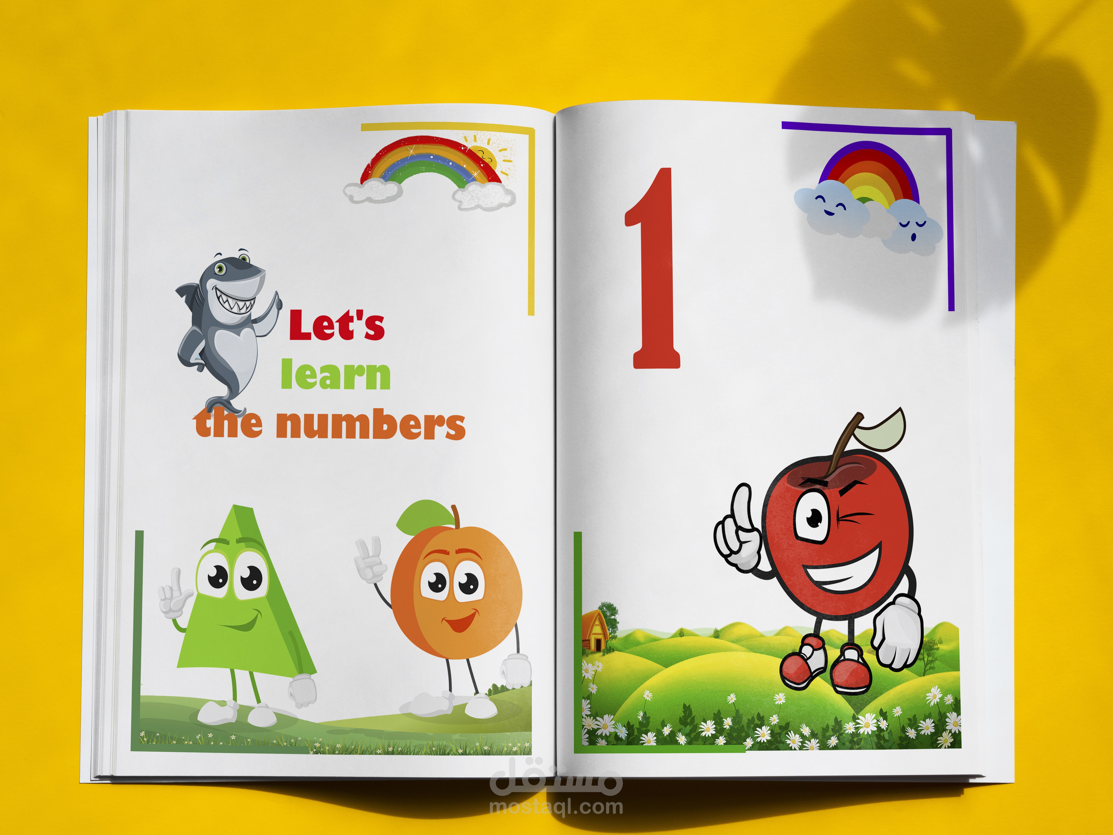 إعداد وتصميم كتب أطفال تعليمية وتنمية مهارات وألغاز