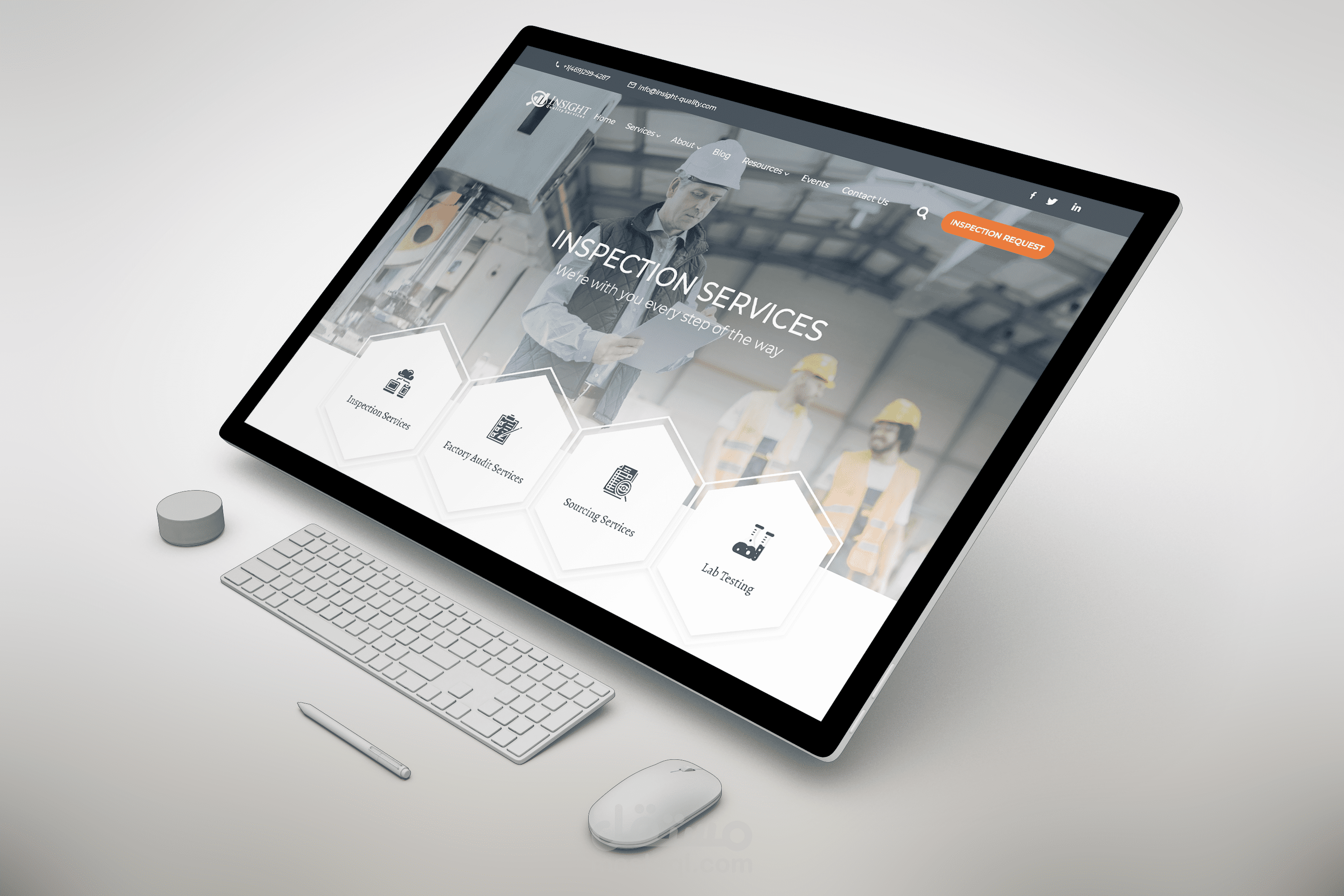 اعادة تصميم موقع الكتروني