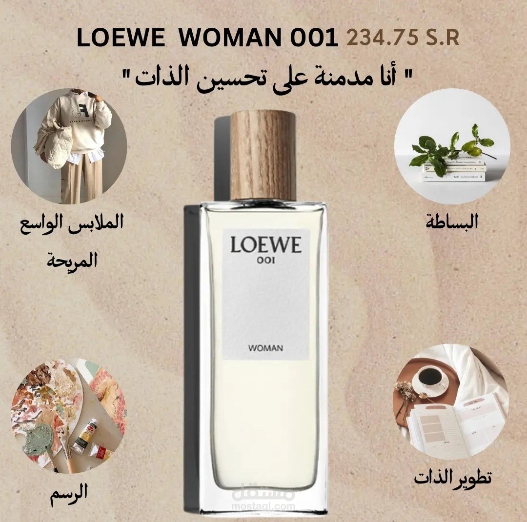 تصميم بوسترات تخص متجر عطور