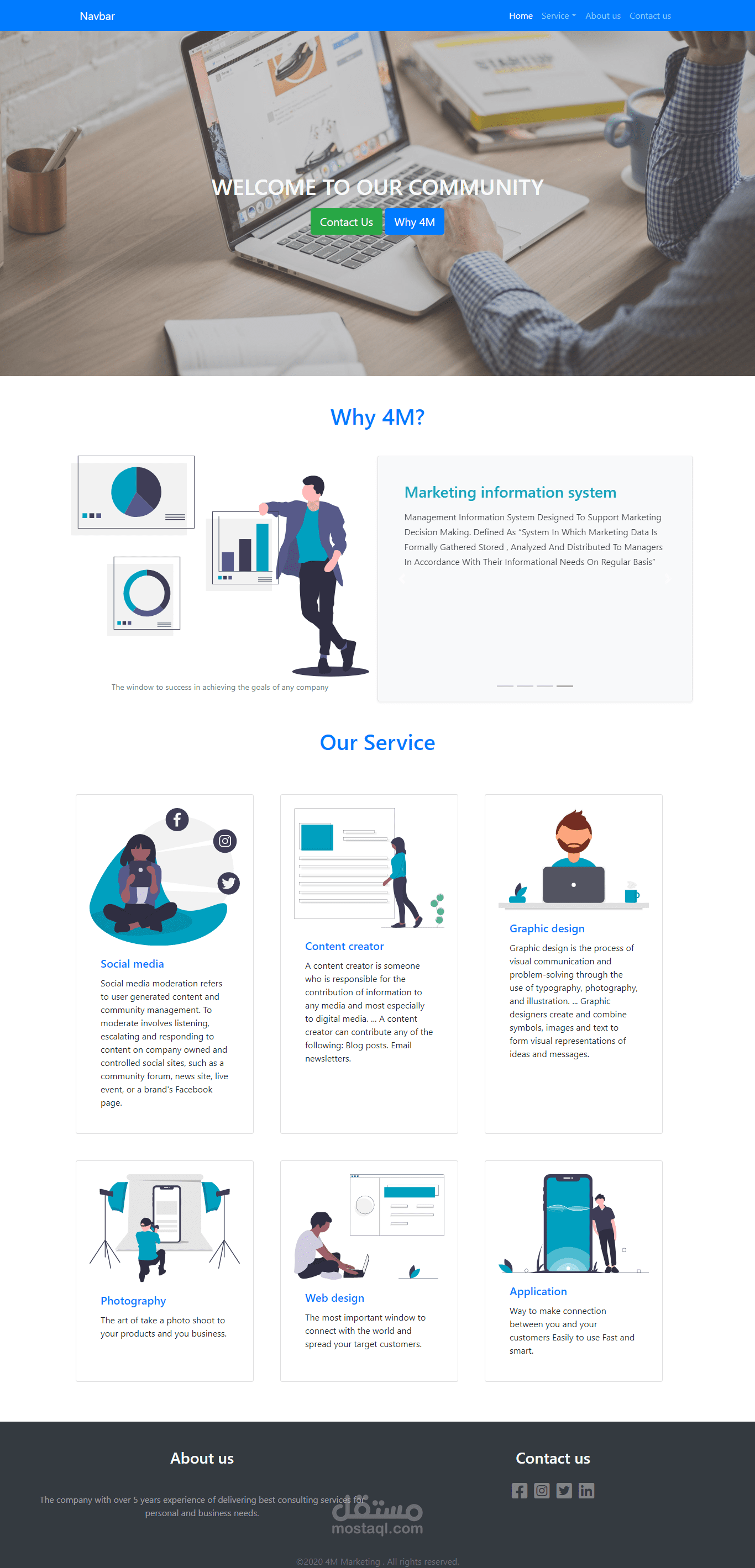 Responsive website