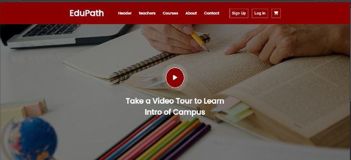 منصة تعليمية تفاعلية باستخدام Next.js