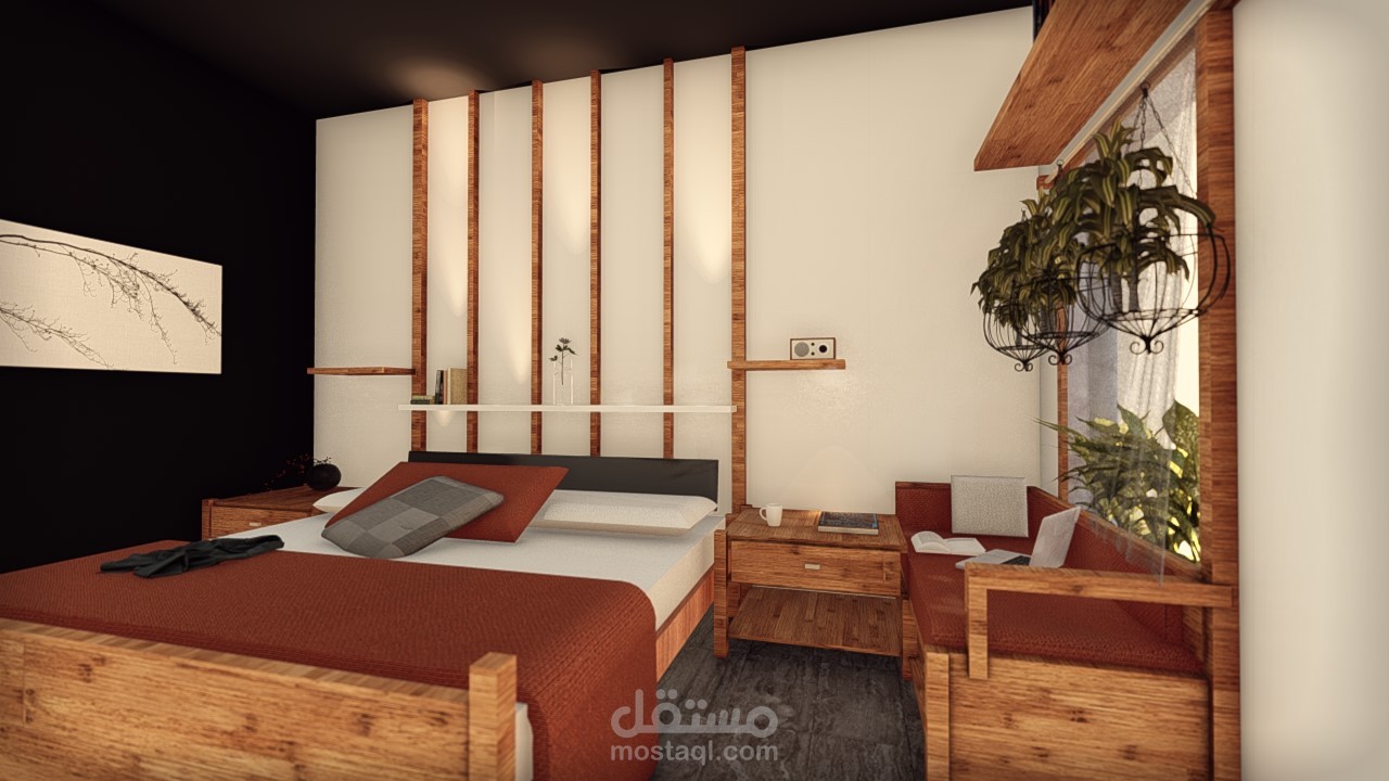 تصميم داخلي - غرفة نوم