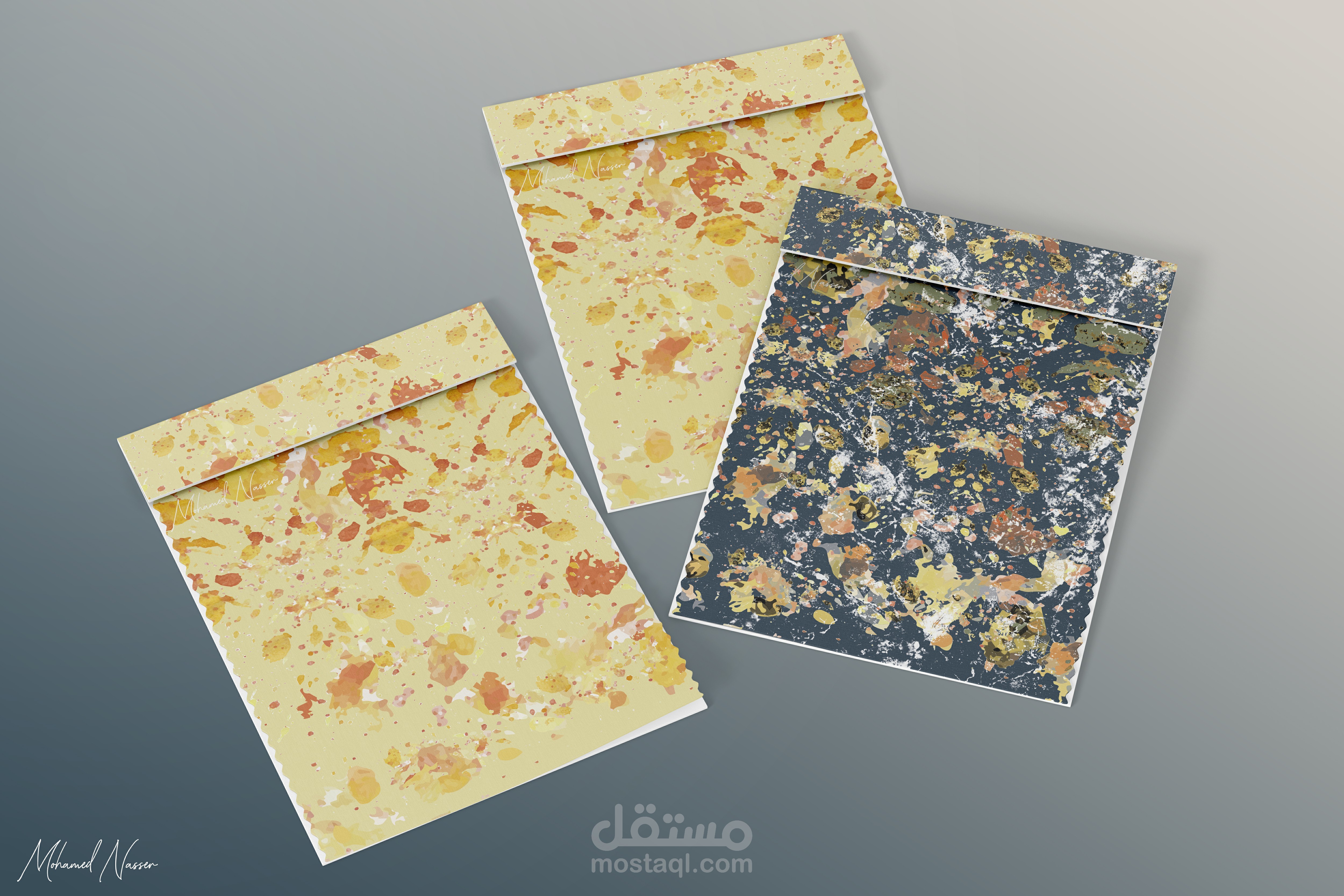 تصميم مطبوع لأقمشة المفروشات Printed fabric for upholstery