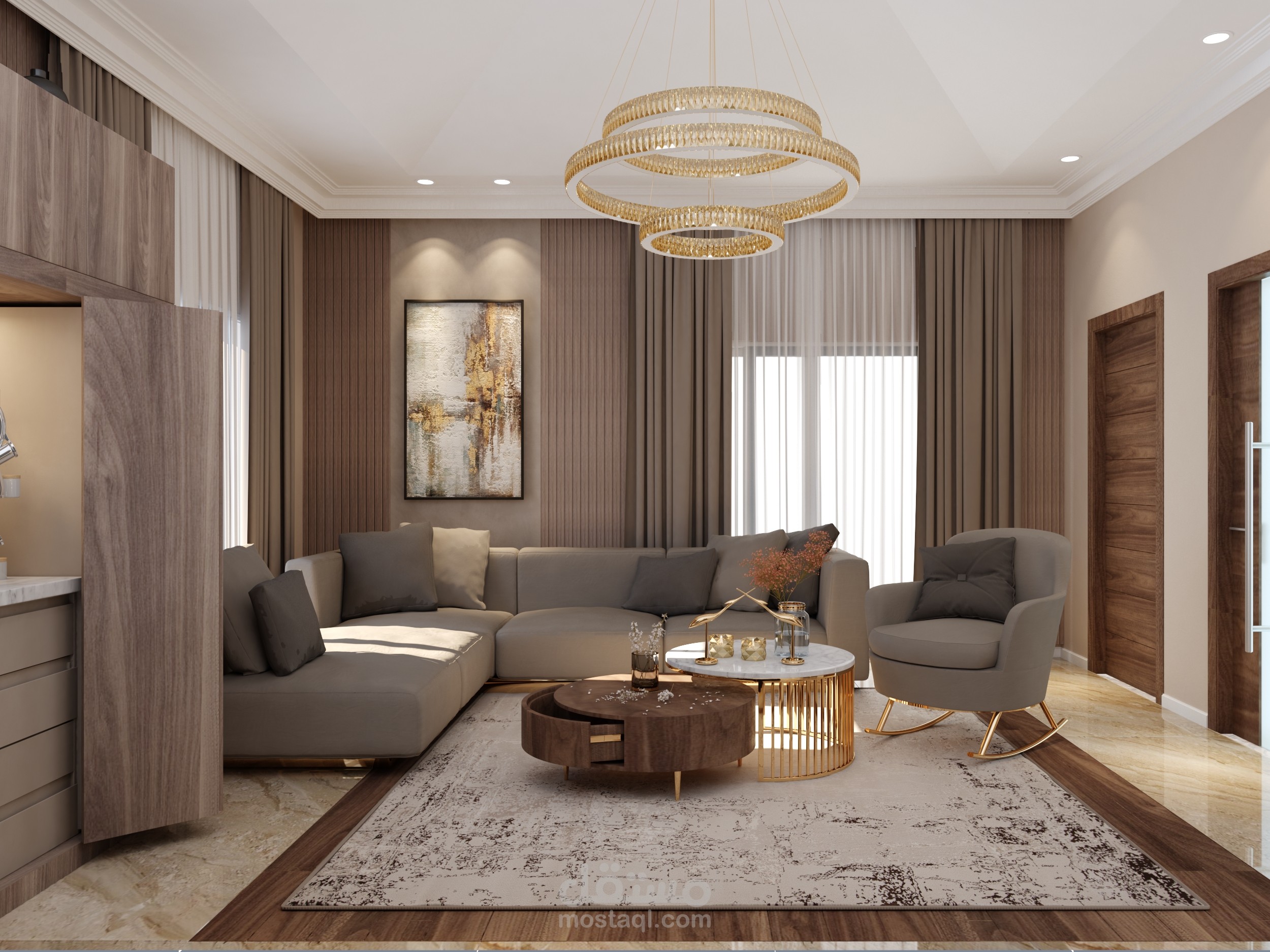 تصميم غرفة معيشة