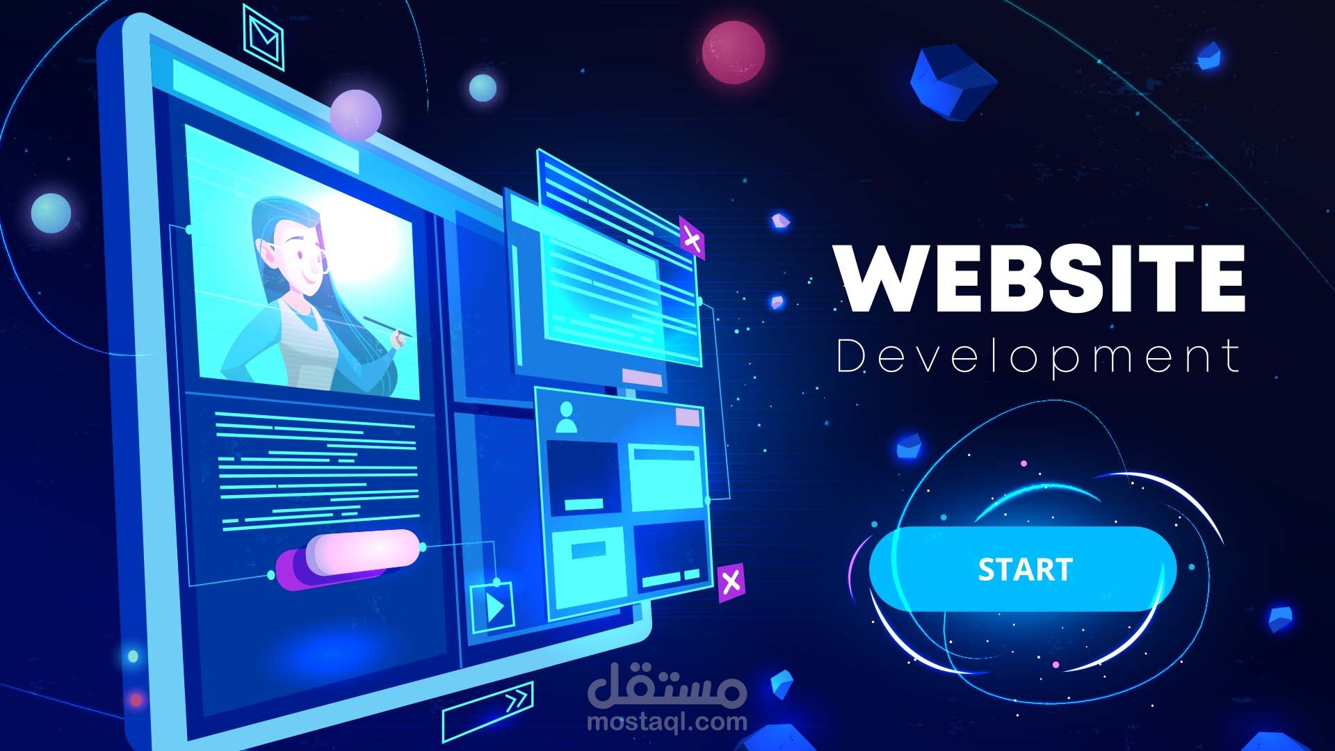 تطوير وبرمجة مواقع إلكترونية