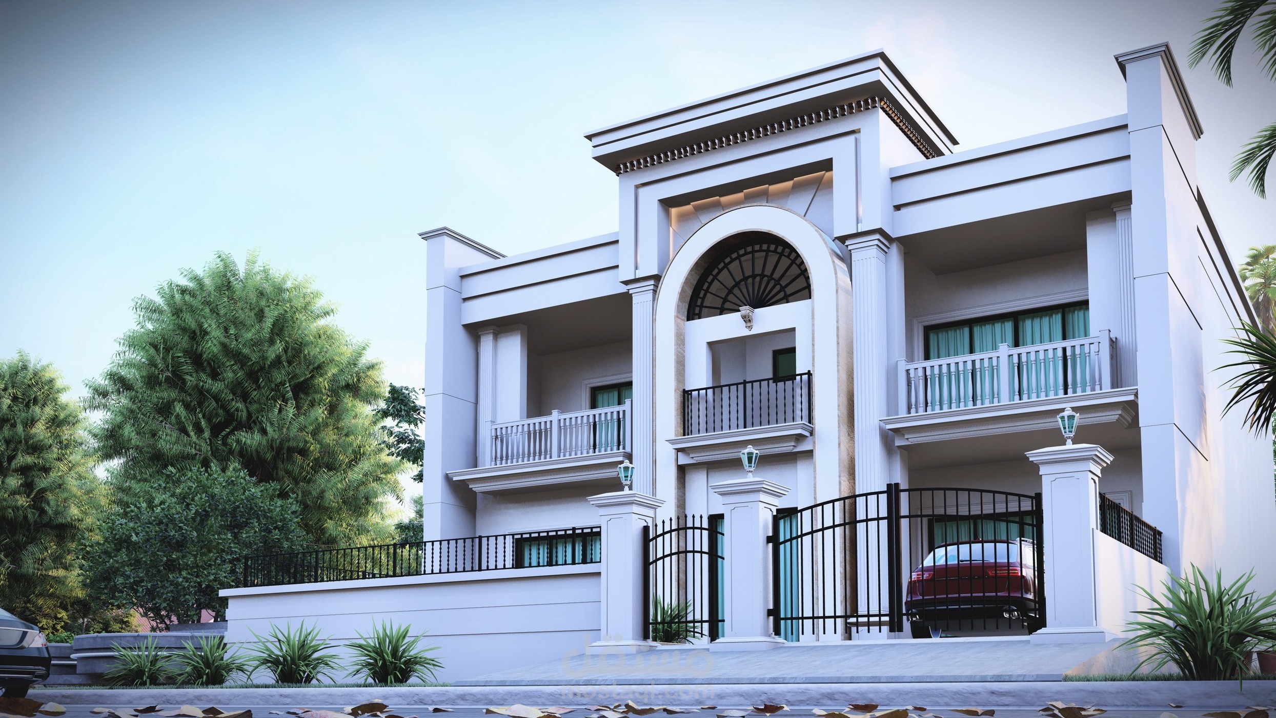 منزل بطراز كلاسكي