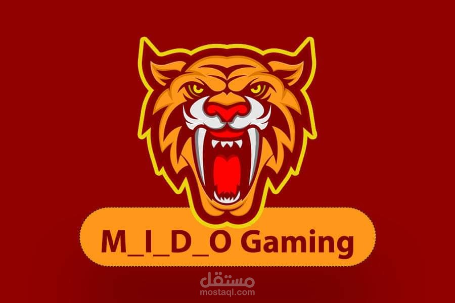 تصميم لوجو وغلاف لقناة يوتيوب للالعاب