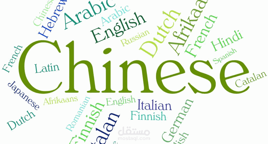 مقال عن اللغة الصينية بالعربية