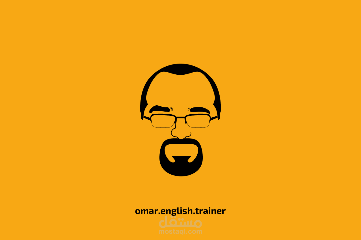 تصميم شعار و بانر الفلوجر الاشهر Omar English Trainer