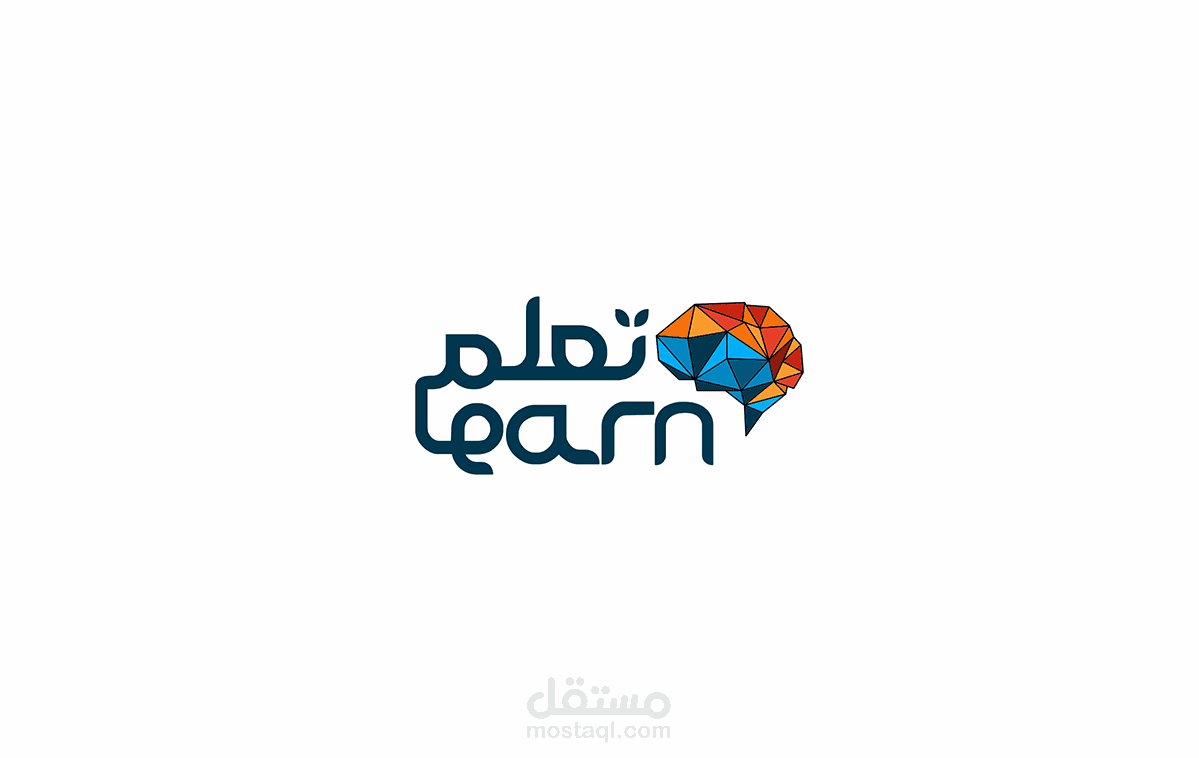 شعار تعلم وتصاميم سوشل ميديا