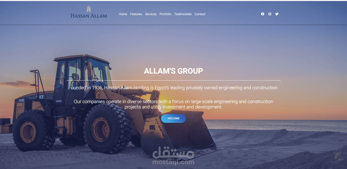 HassenAllam -Landing page