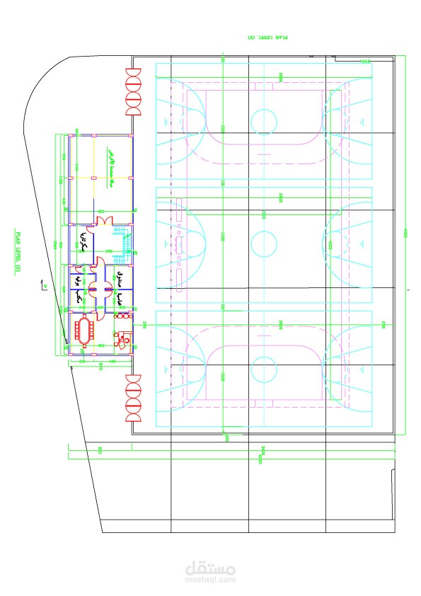 دراسة مشاريع اسقف معدنية