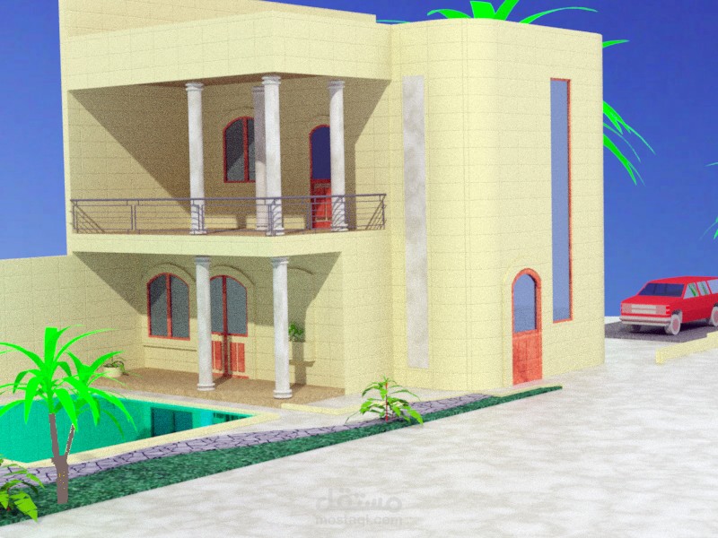 شاليه في منطقة جبلية في السعودية