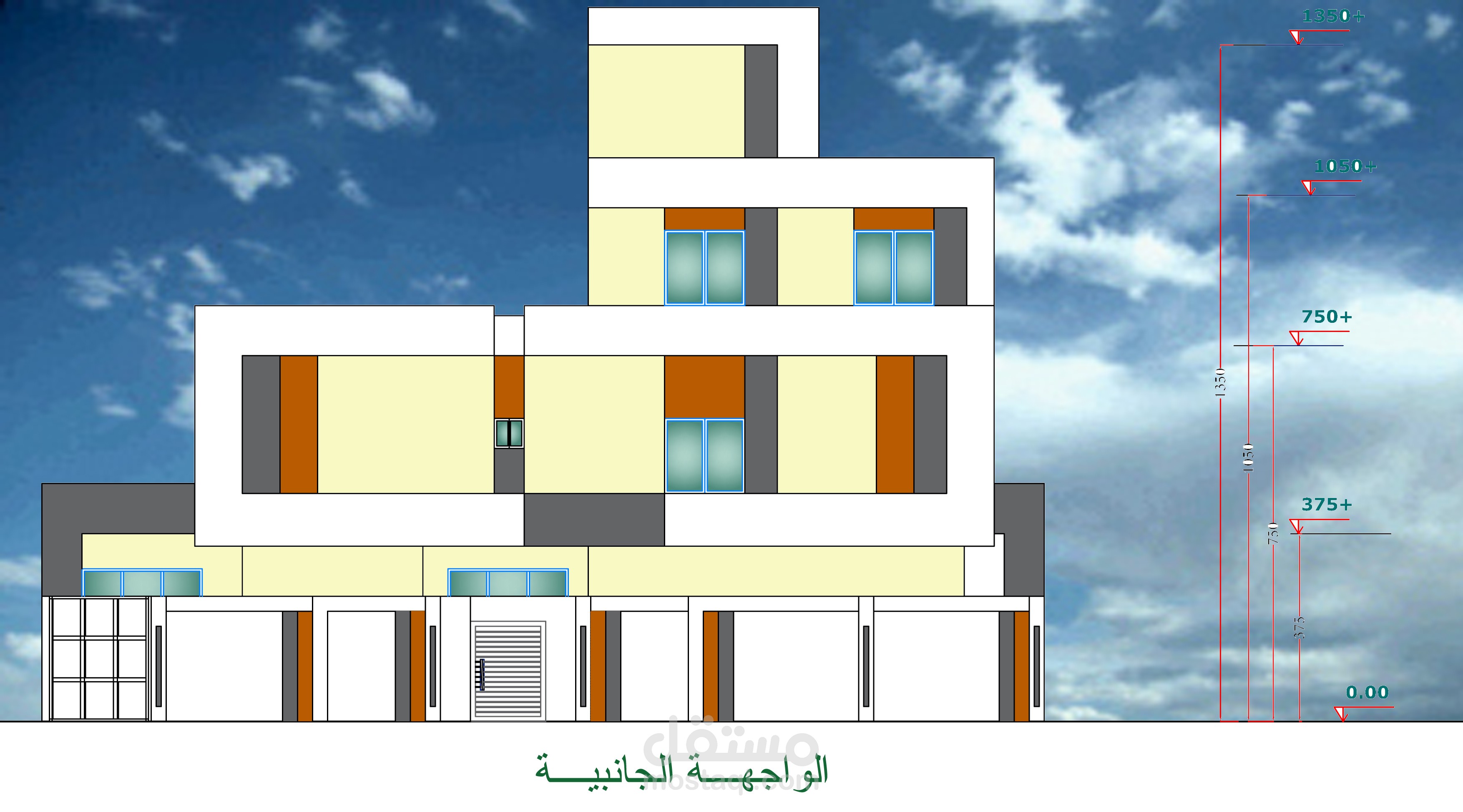 فيلا دوبلكس واجهات مودرن