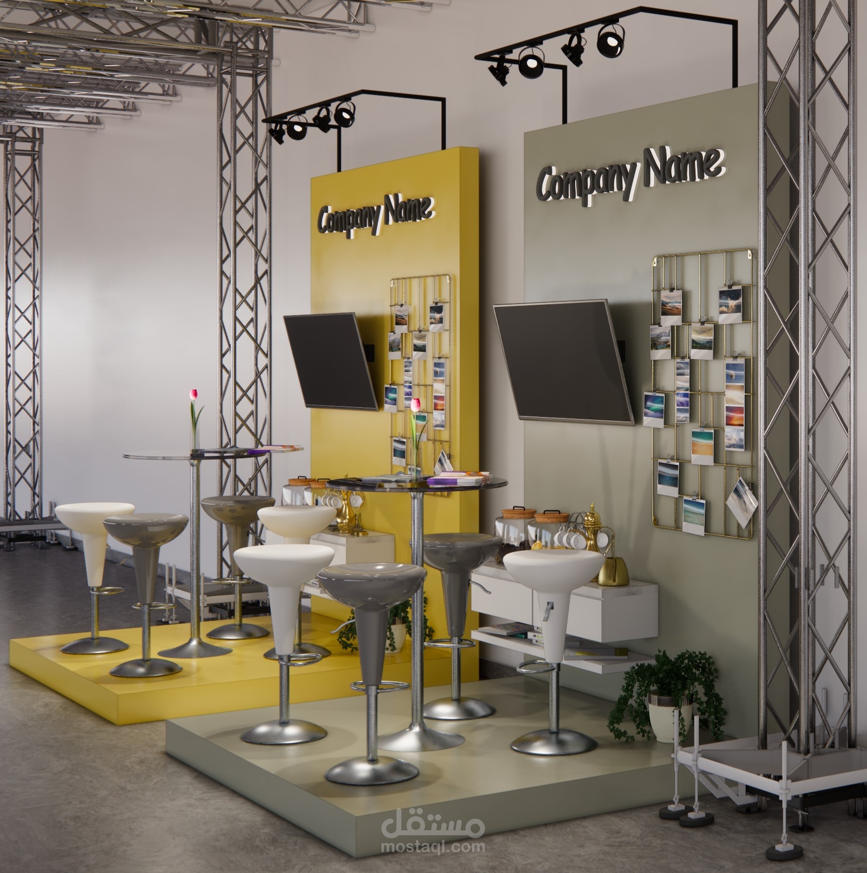 تصميم BOOTH بووث ديزاين لمعرض
