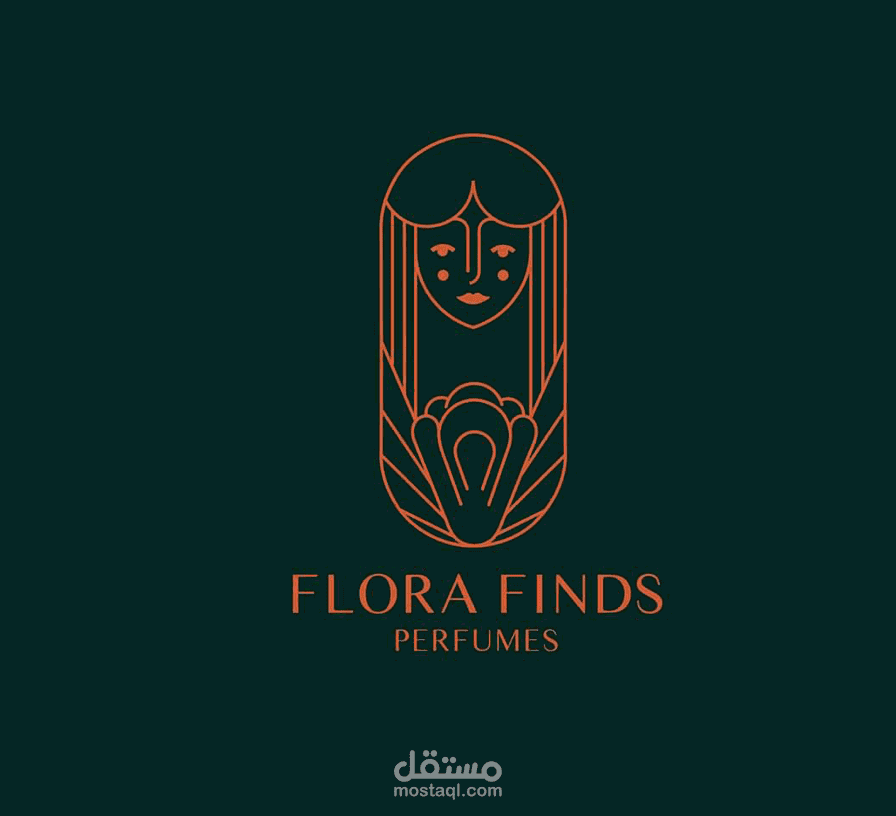 project .logo design. flora finds