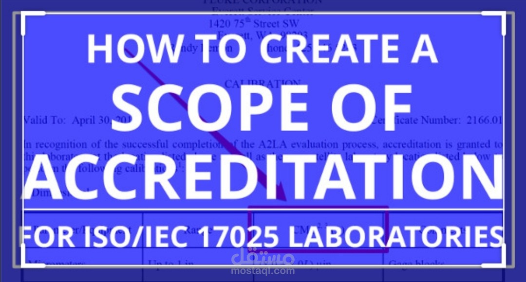 انشاء نظم جودة وفق متطلبات الايزو 17025