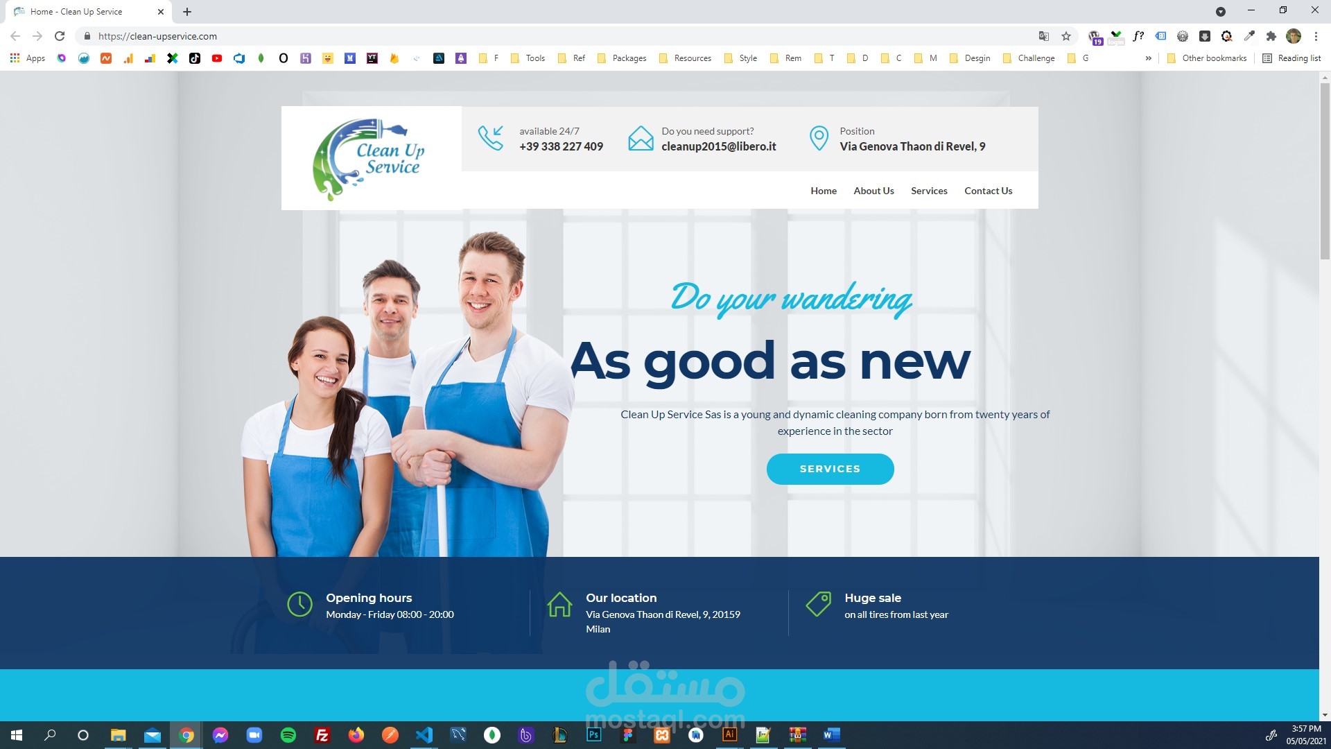 Clean up Service