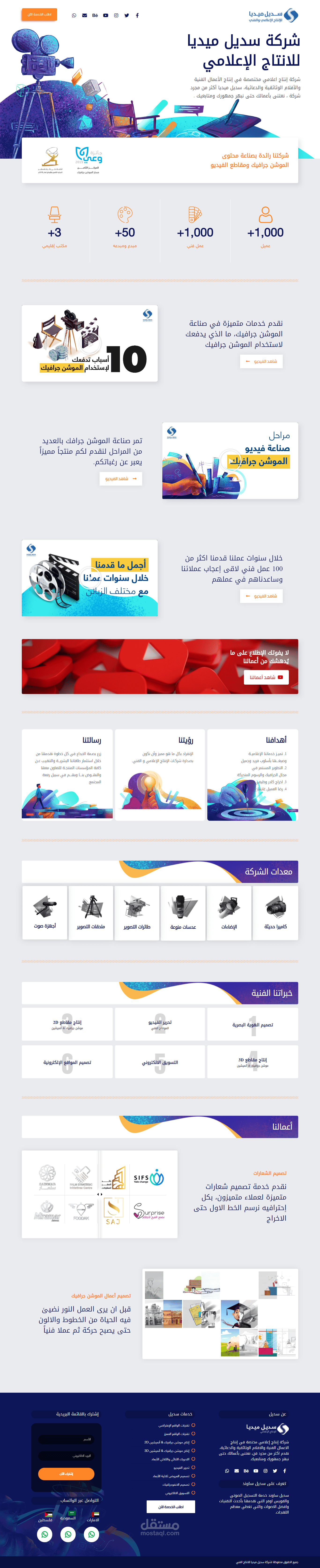 موقع لتعريف عن شركة وتقديم خدماتها