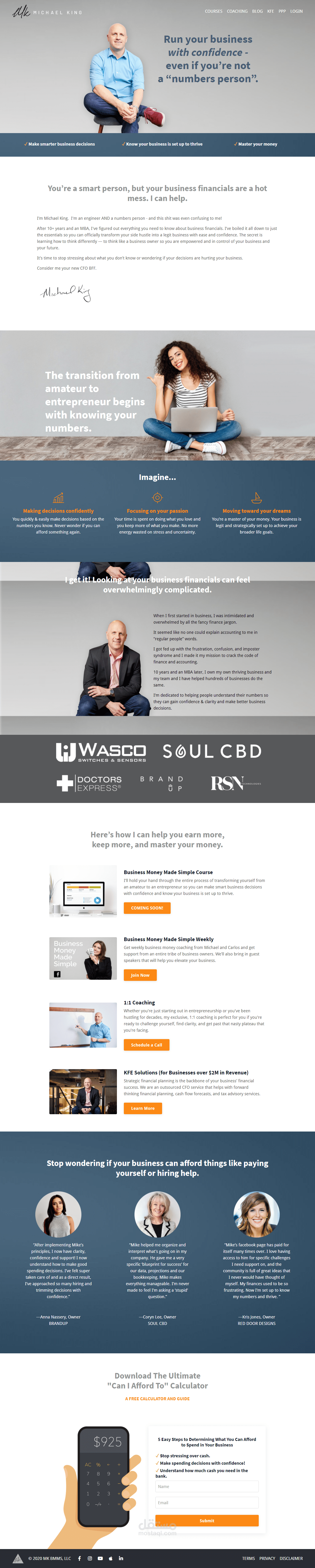 موقع الكتروني خاص بالامور المالية