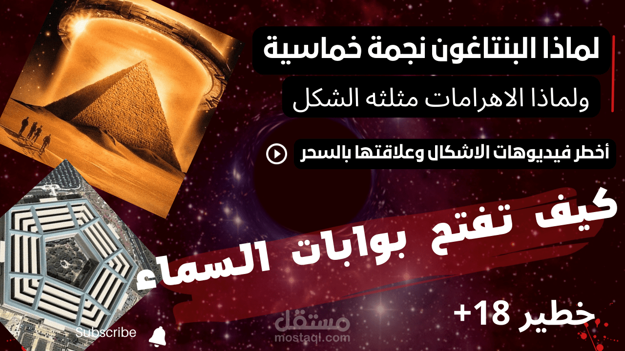 تصميم فيديو تعريفي قصير احترافي مع صور مصغرة لافته