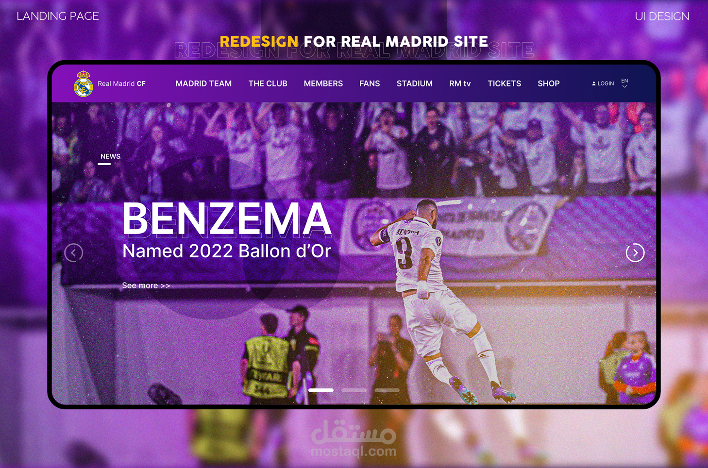 Redesign Web Ui | Madrid Website