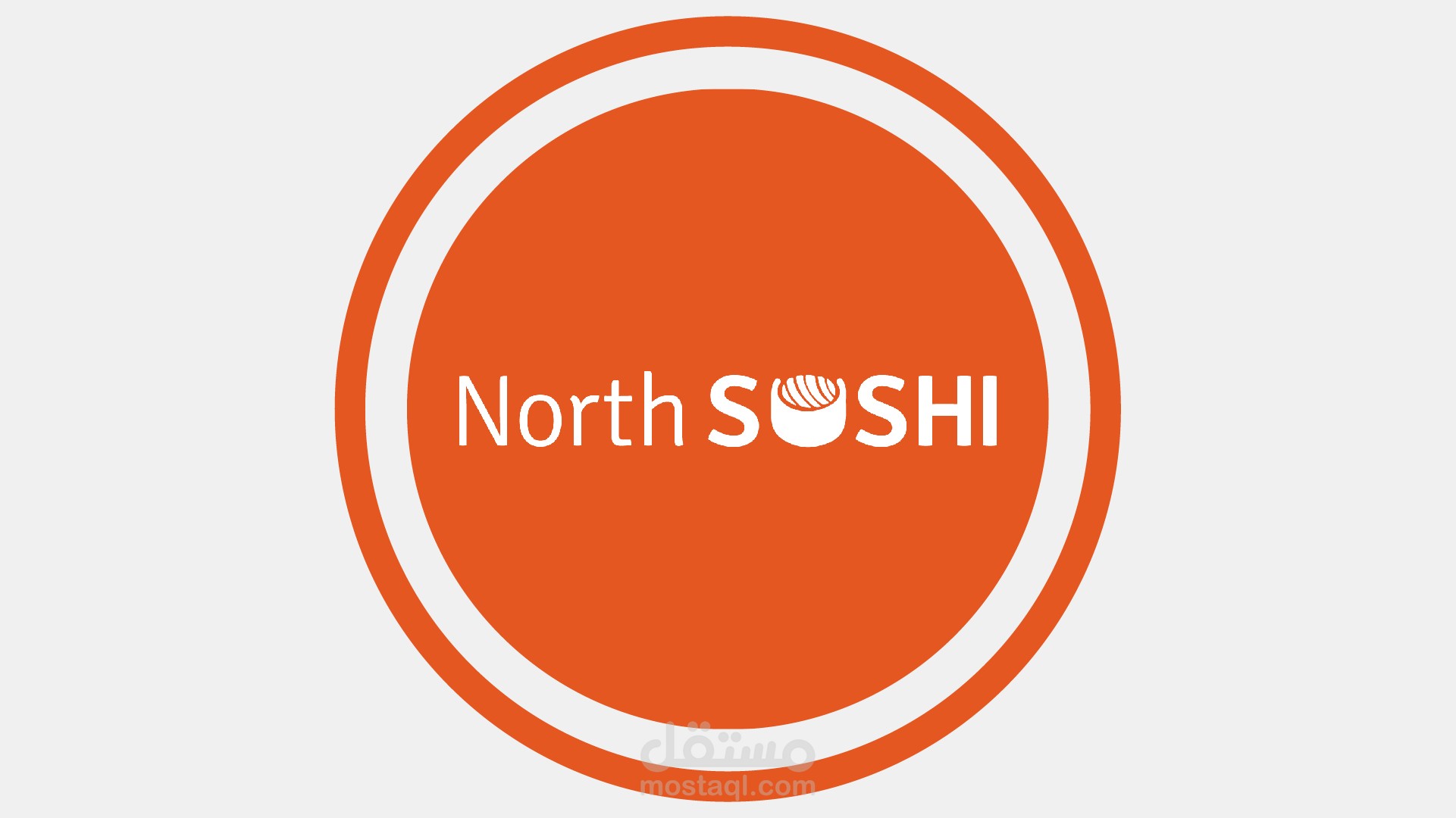 تصميم شعار وهوية بصرية لمطعم سوشي North SUCHI