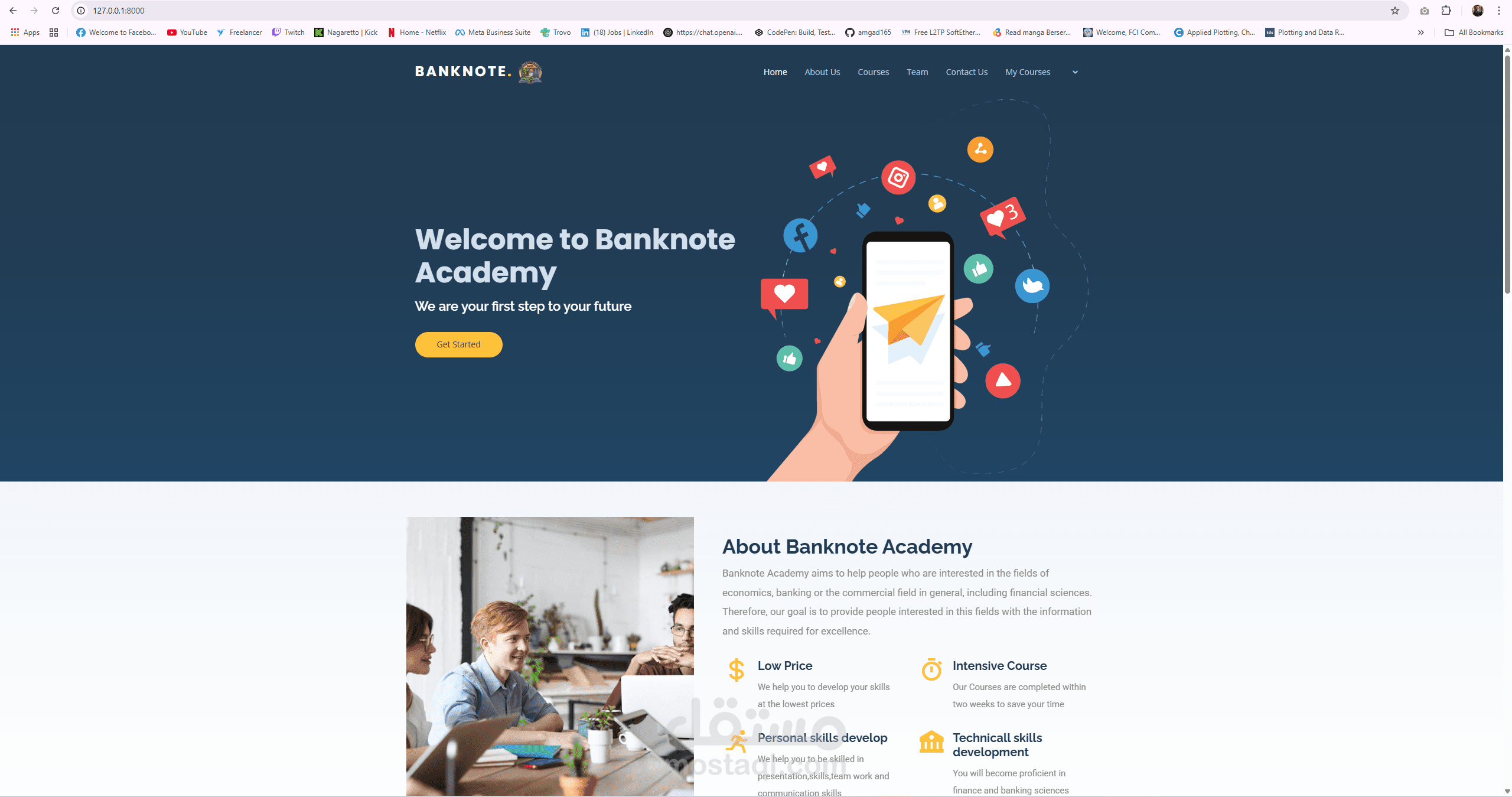Banknote educational courses website