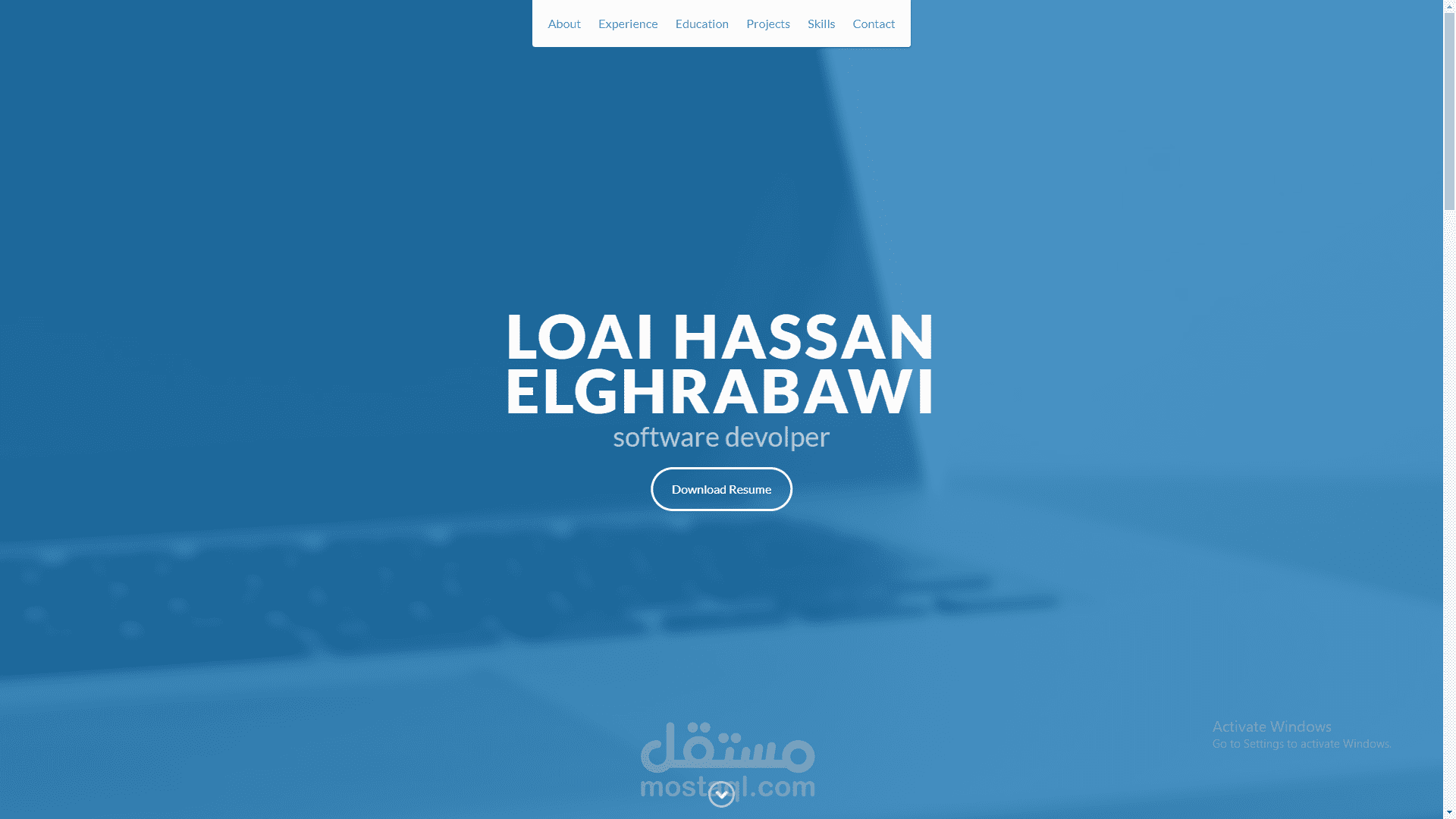 صفحه هبوط لمعرض اعمال