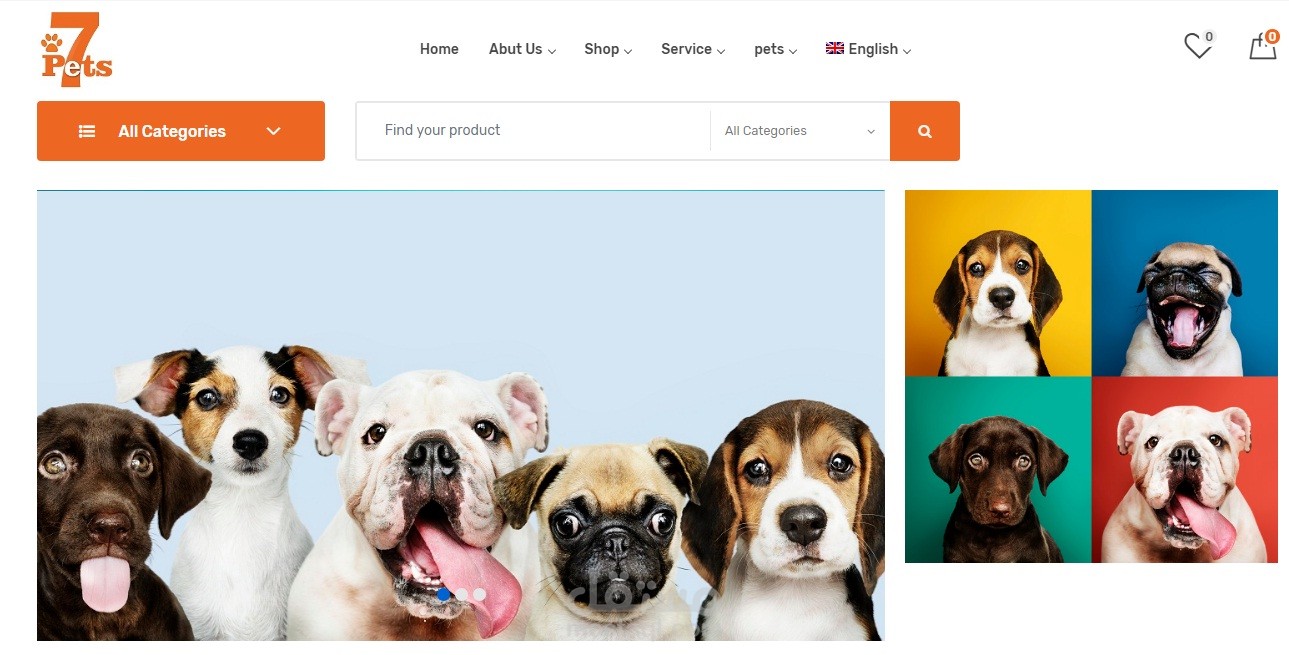 متجر بيع منتجات الحيوانات الاليفه