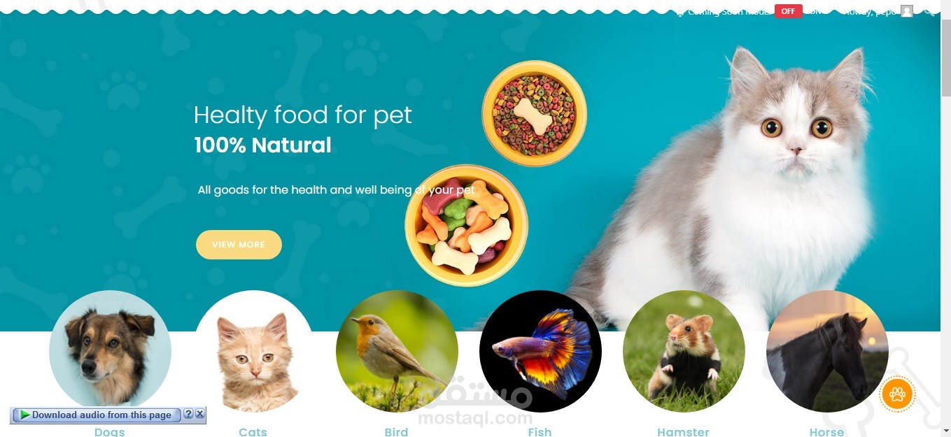 متجر اونلين