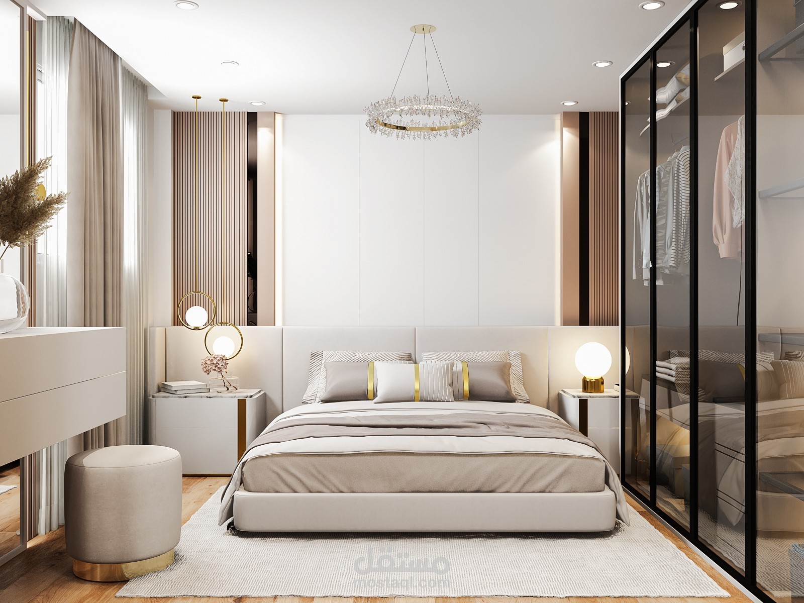 منطقة نوم وعمل