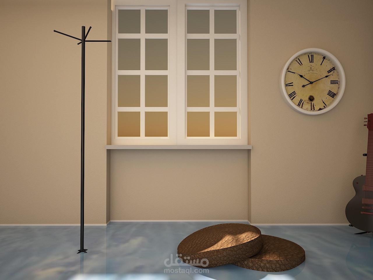 واجهة تخيلة لمنزل