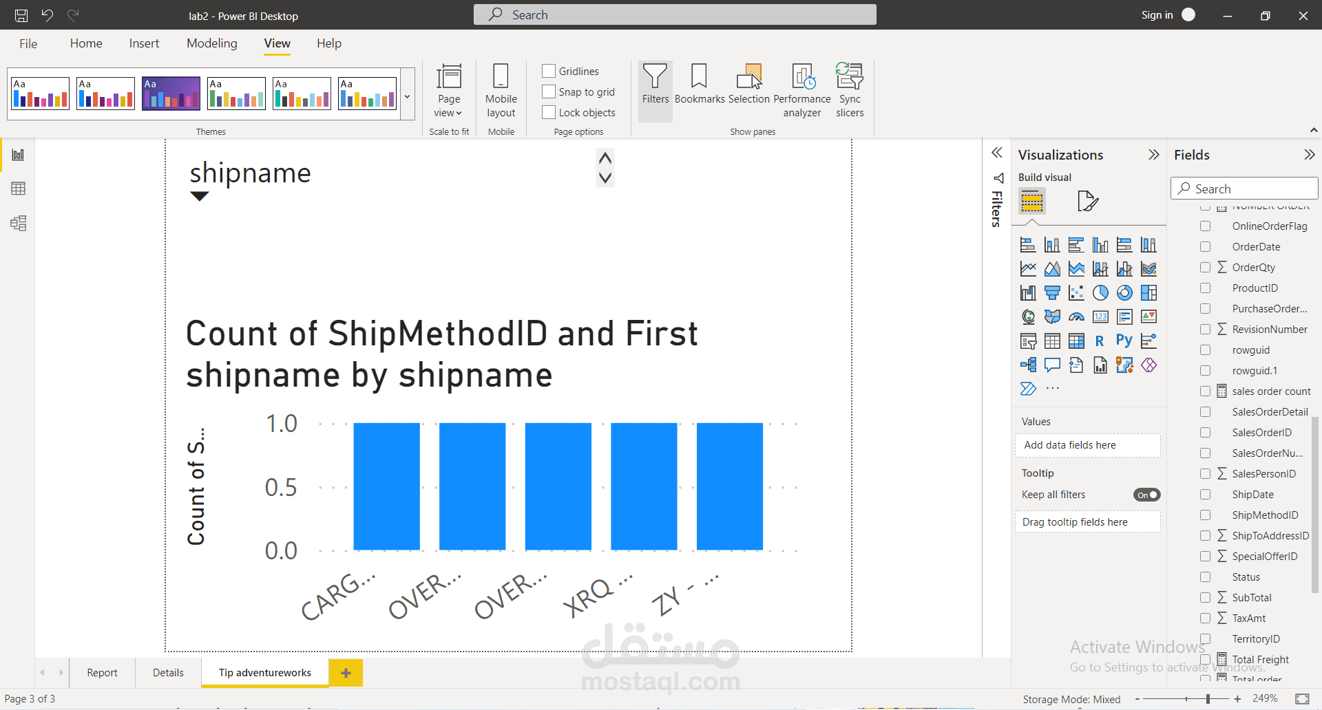 power bi tip tool