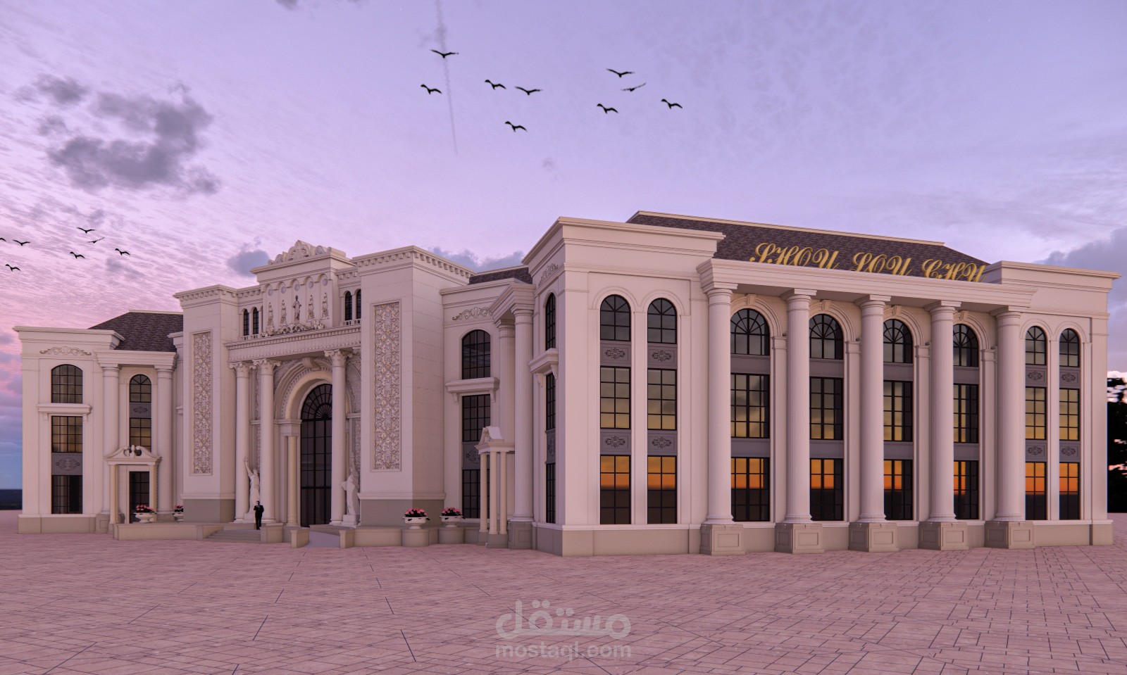 تصميم فيلا نيو كلاسيك