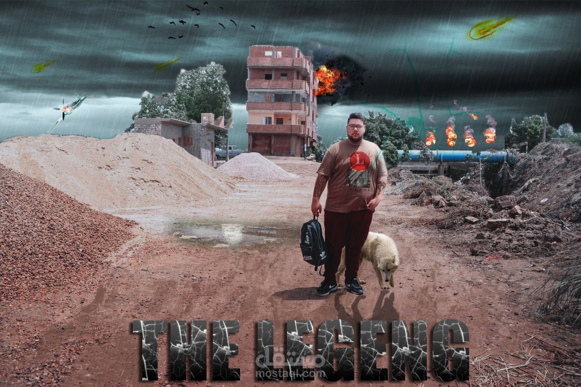 تصميم دمج لشخص علي السوشيال ميديا