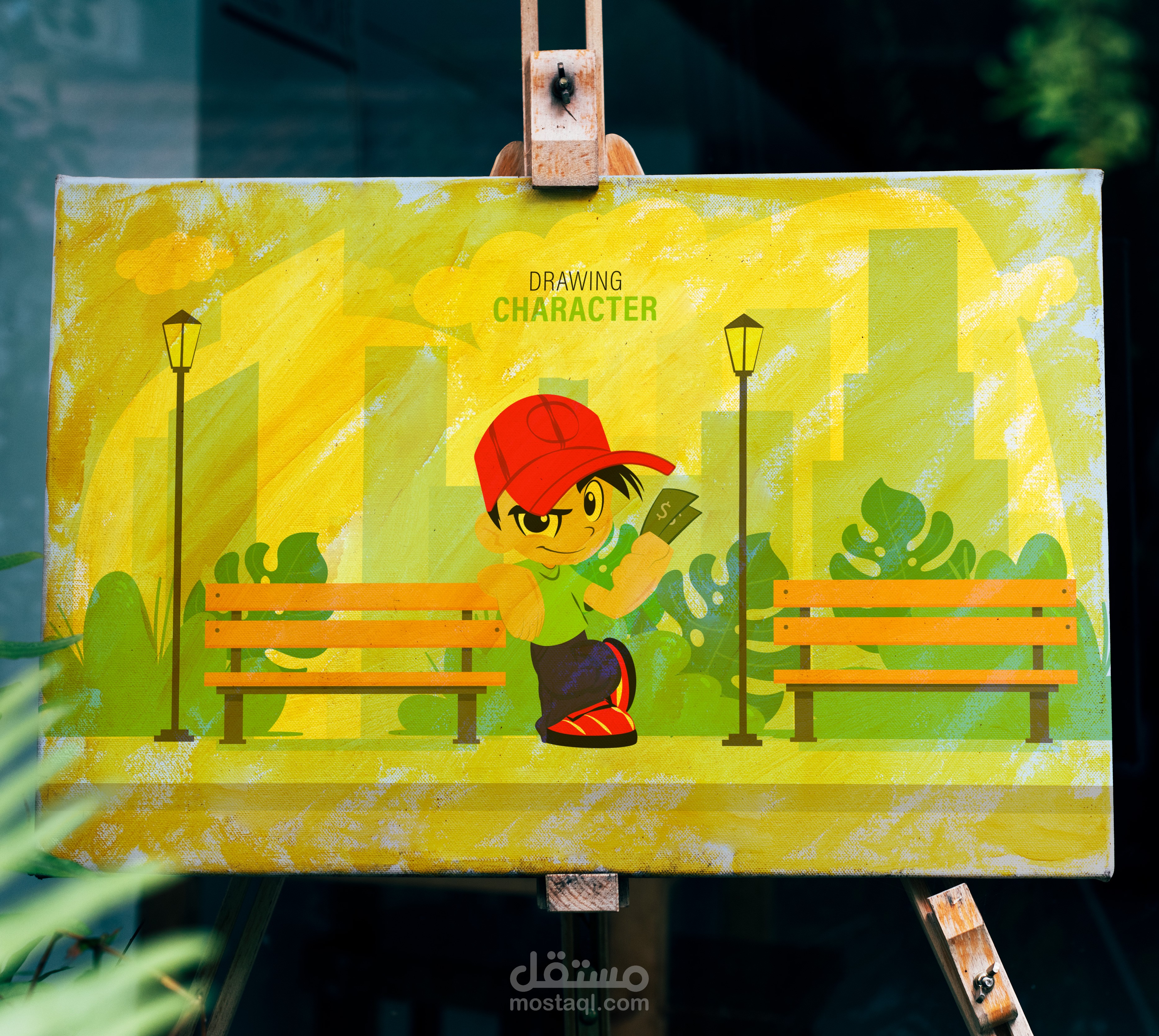 رسم شخصيات كرتونية