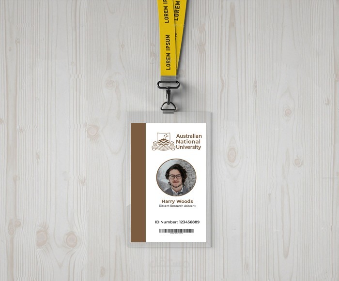 تصميم بطاقة الهوية - بطاقة التعريف -  ID Card
