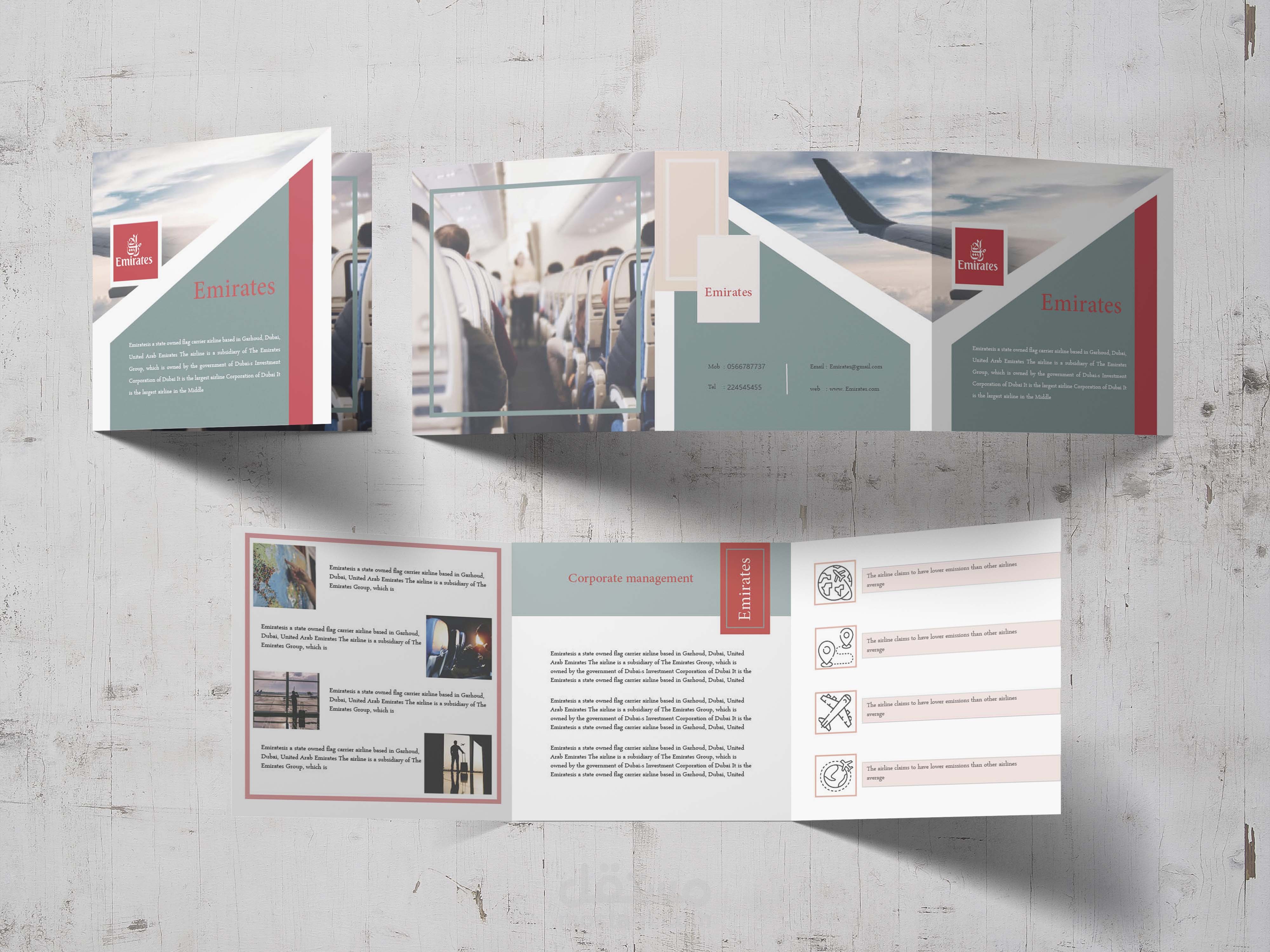 برشور لشركة الطيران الاماراتي