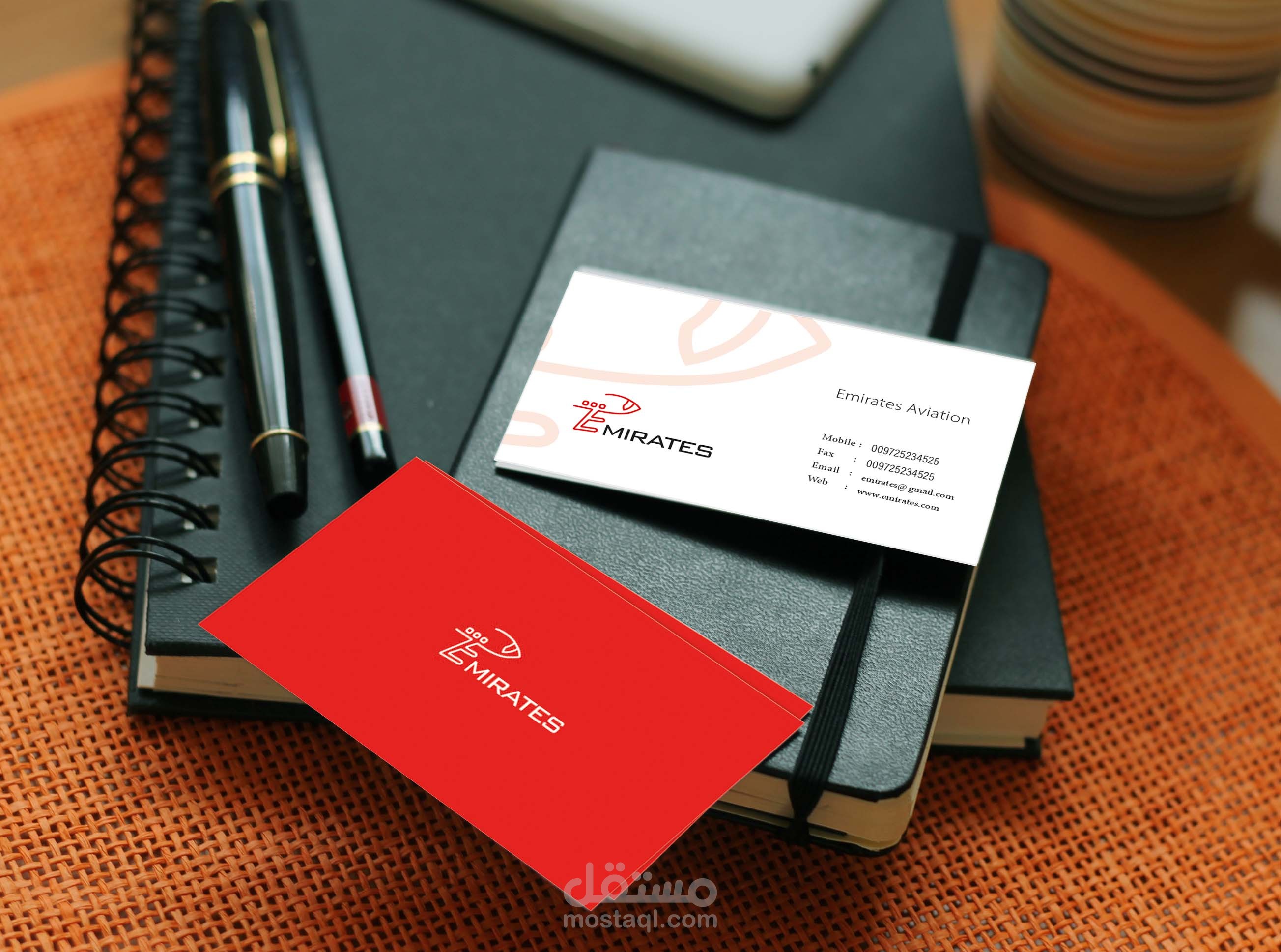 تصميم هوية بصرية لشركة الطيران الاماراتي