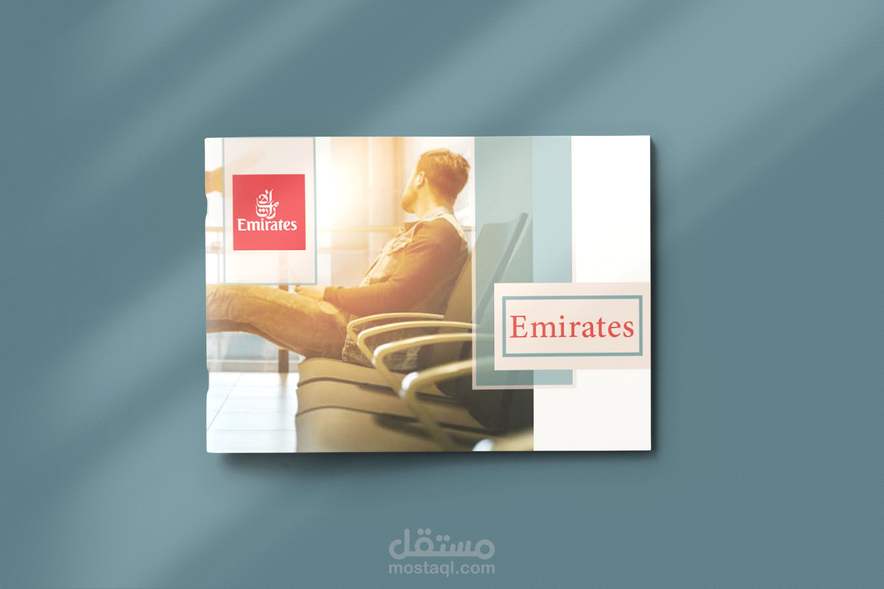 تصميم مجلة لشركة الطيران الاماراتي