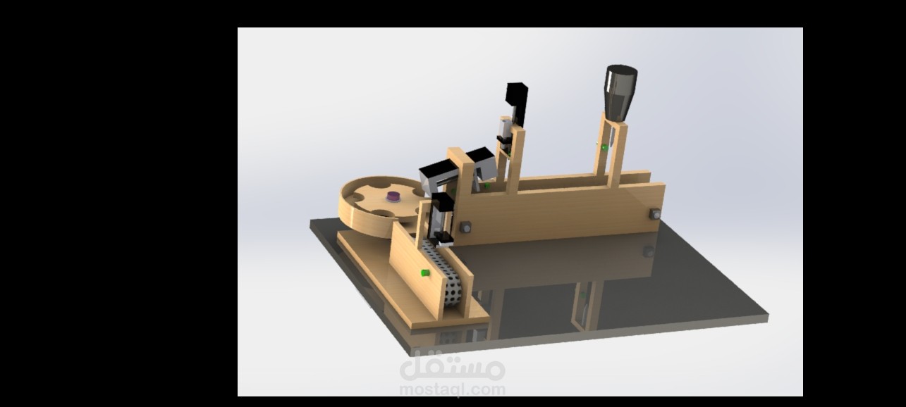 ماكينه تعبئة سوائل (filling and capping machine )