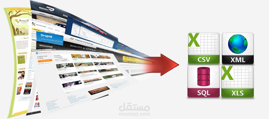 استخراج منتجات من مواقع مع الصور في ملف اكسل