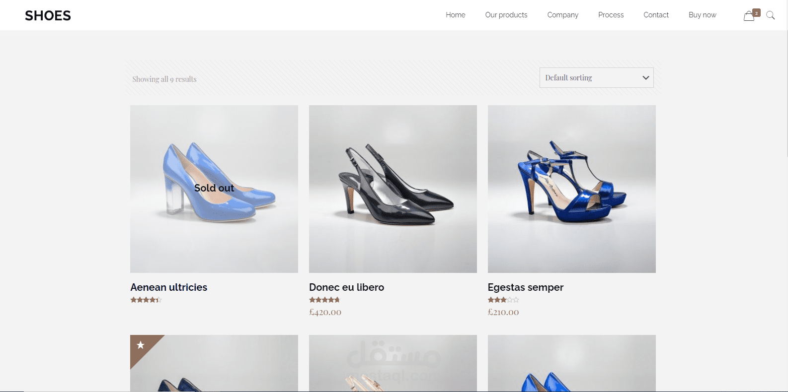 إنشاء متجر الكتروني لبيع الأحدية احترافي وجذاب بإضافات ممتازة