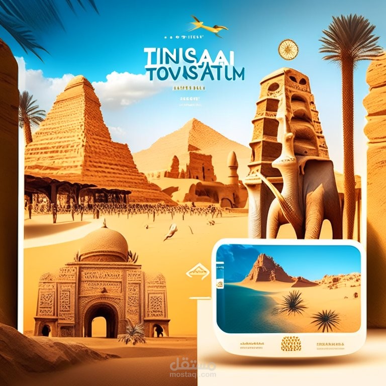 تصميم سوشيال ميديا للسياحة في مصر