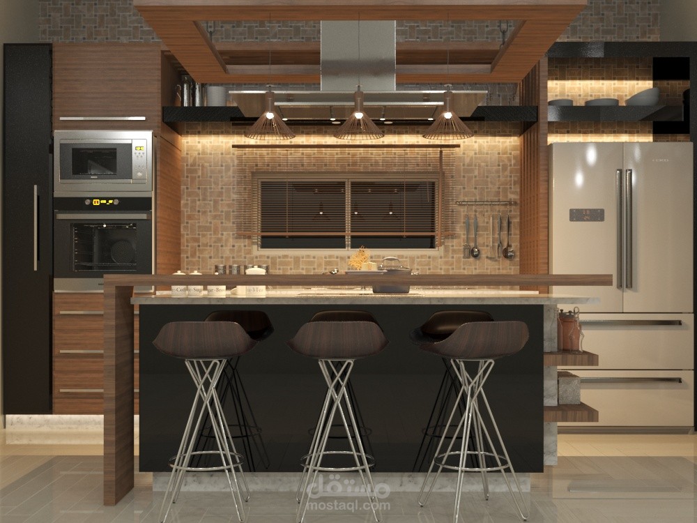 تصميم داخلي لمطبخ